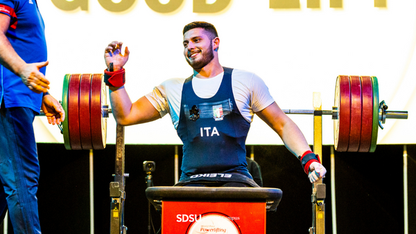 Italian Paralympic Powerlifter