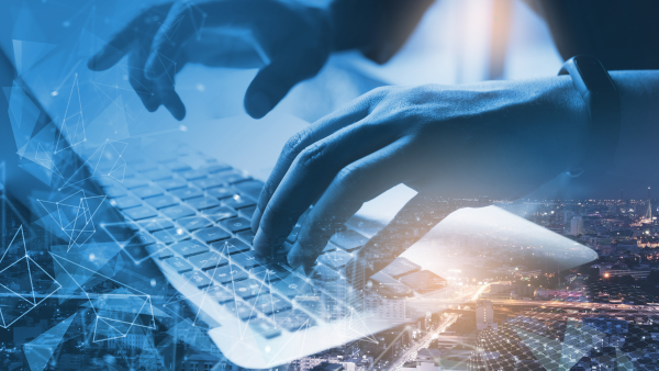 Person working on computer